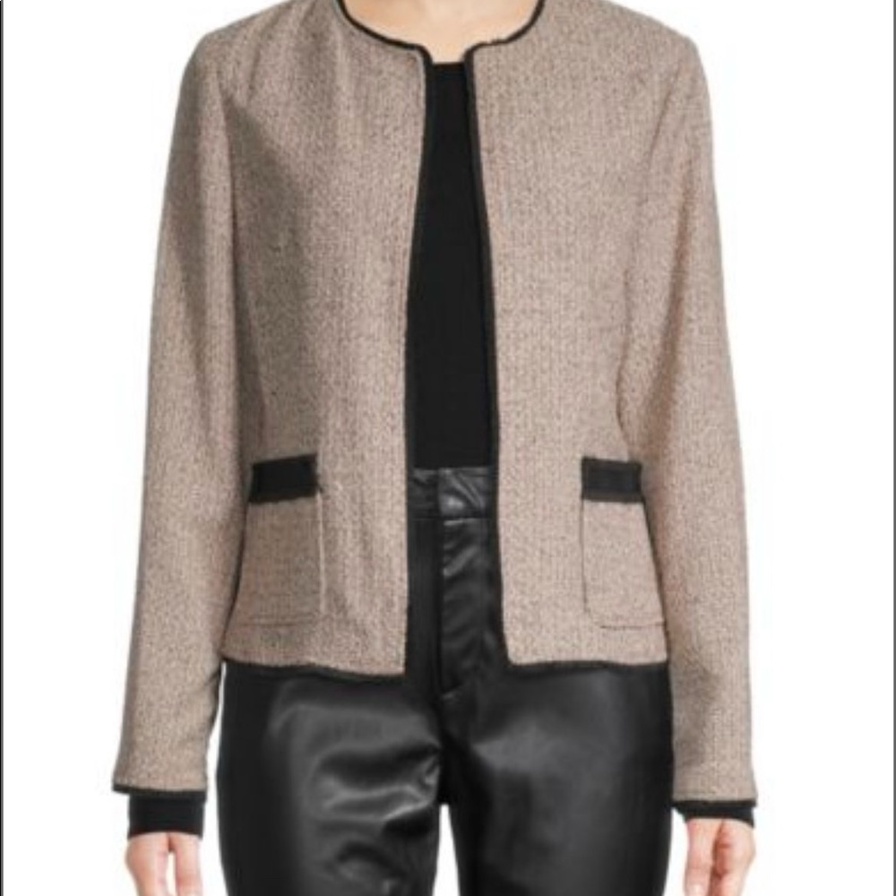 Donna Karan New York Open Front Jacket
